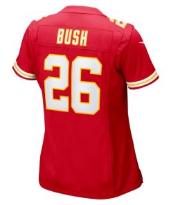 Alternative view of Deon Bush Kansas City Chiefs Nike Women's Game Player Jersey - Red
