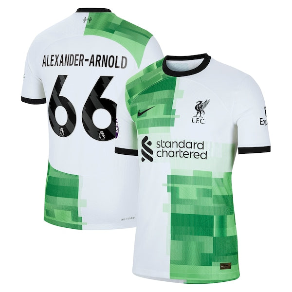 Trent Alexander-Arnold Liverpool Nike 2023/24 Away Authentic Player Jersey - White/Red - Image 2