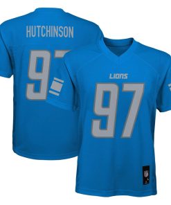 Aidan Hutchinson Detroit Lions Preschool Replica Player Jersey - Blue