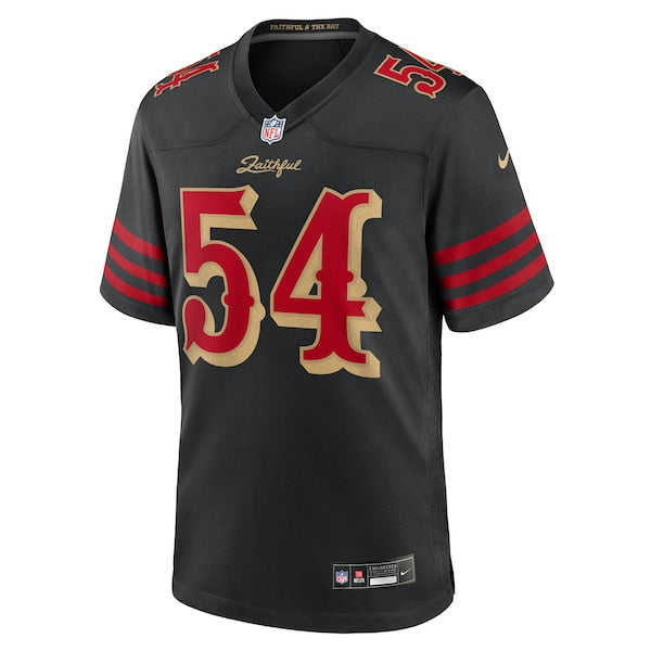 Fred Warner San Francisco 49ers Nike 2025 Rivalries Collection Game Jersey - Black - Image 2