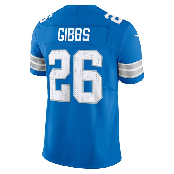 Jahmyr Gibbs Detroit Lions Nike Vapor F.U.S.E. Limited Jersey - Blue/White - Image 4