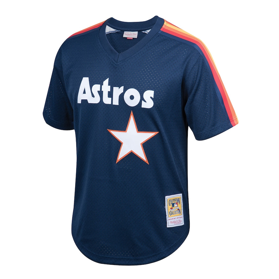 Nolan Ryan Houston Astros Youth Cooperstown Collection Mesh Batting Practice Jersey - Navy - Image 2