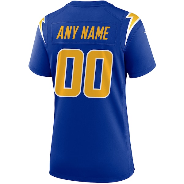 Los Angeles Chargers Nike Women's Alternate Custom Game Jersey - Royal - Image 3