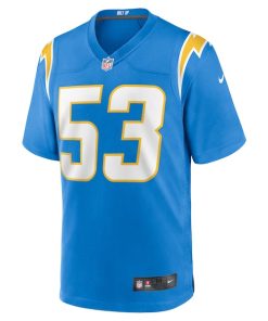 Alternative view of Chris Collins Los Angeles Chargers Nike Team Game Jersey -  Powder Blue