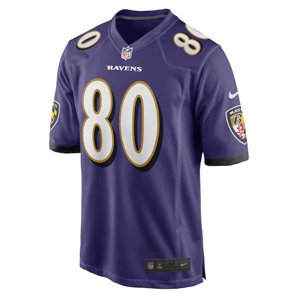 Isaiah Likely Baltimore Ravens Nike Player Game Jersey - Purple - Image 2