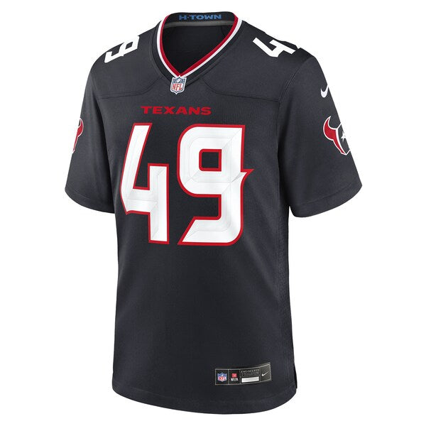 Tucker Addington Houston Texans Nike Team Game Jersey - Navy - Image 2