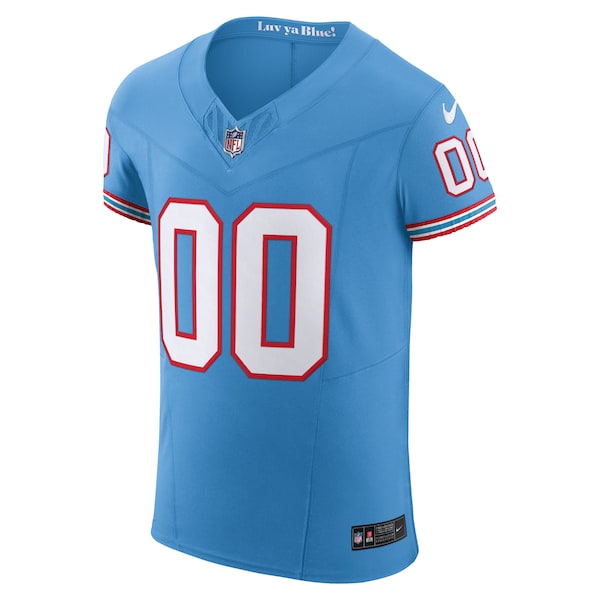 Tennessee Titans Nike Vapor F.U.S.E. Elite Custom Jersey - Light Blue - Image 2