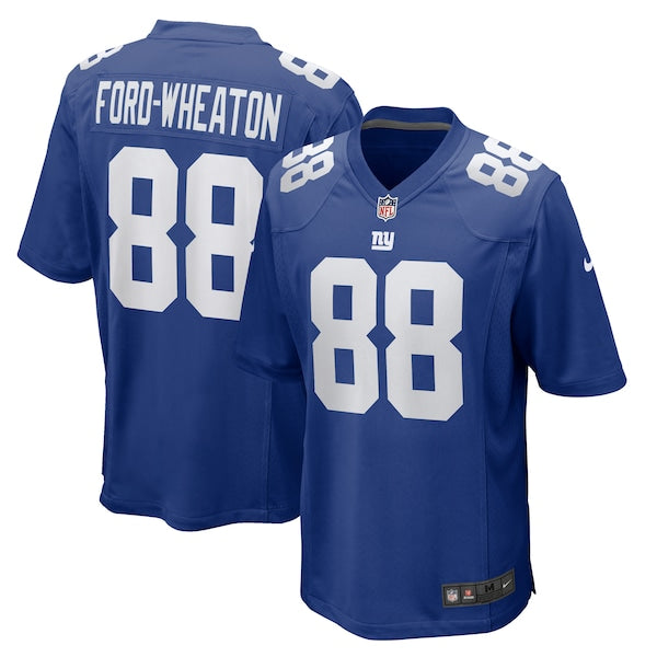 Bryce Ford-Wheaton New York Giants Nike Team Game Jersey - Royal