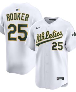 Brent Rooker Athletics Nike Home Limited Player Jersey - White