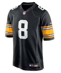 Alternative view of Aaron Rodgers Pittsburgh Steelers Nike Alternate Game Jersey - Black