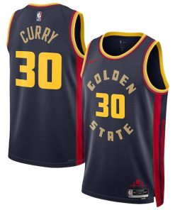 Stephen Curry Golden State Warriors Nike Unisex 2024/25 Swingman Player Jersey - City Edition - Navy