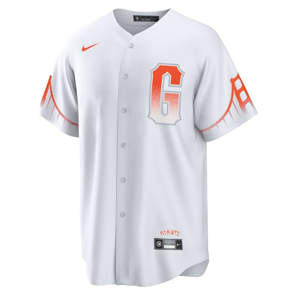 Brandon Crawford San Francisco Giants Nike City Connect Replica Player Jersey - White - Image 2