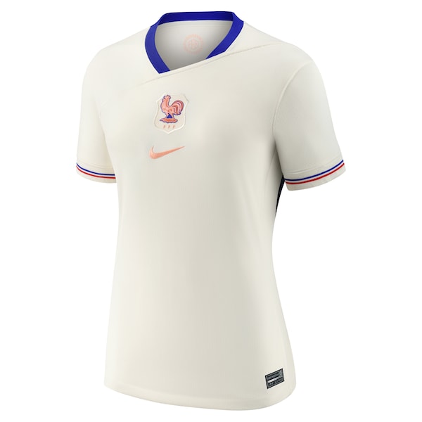 France National Team Nike Women's 2025/26 Away Replica Jersey - Cream - Image 3