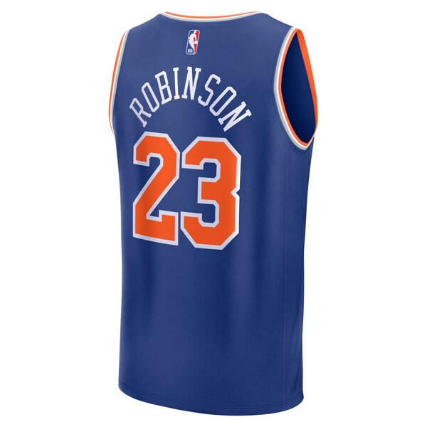 Mitchell Robinson New York Knicks Fast Break Replica Player Jersey - Icon Edition - Blue - Image 3