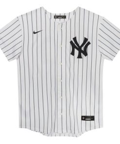 Alternative view of Derek Jeter New York Yankees Nike Preschool Home Game Jersey - White