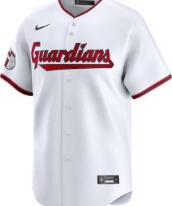 Alternative view of Cleveland Guardians Nike Home Limited Pick-A-Player Retired Roster Jersey - White