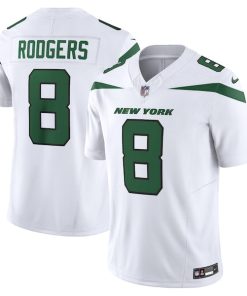Aaron Rodgers New York Jets Nike Vapor F.U.S.E. Limited Jersey - Spotlight White
