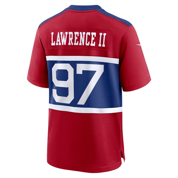 Dexter Lawrence II New York Giants Nike Alternate Player Game Jersey - Century Red - Image 3