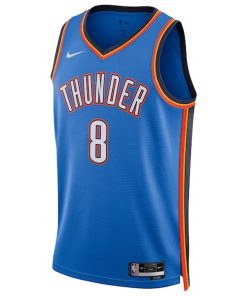 Alternative view of Jalen Williams Oklahoma City Thunder Nike Unisex Swingman Player Jersey - Icon Edition - Blue