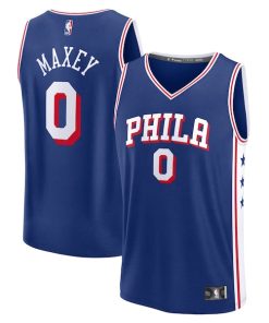 Tyrese Maxey Philadelphia 76ers  Big & Tall Fast Break Jersey - Icon Edition - Royal