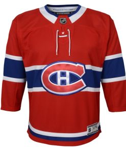 Alternative view of Montreal Canadiens Youth Home Premier Jersey - Red