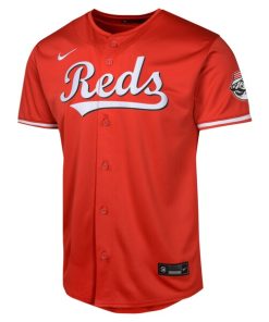 Alternative view of Cincinnati Reds Nike Youth Alternate Limited Jersey - Red