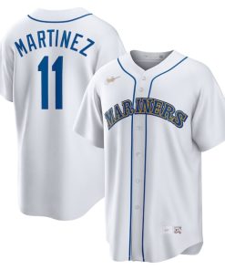 Edgar Martinez Seattle Mariners Nike Home Cooperstown Collection Replica Player Jersey - White