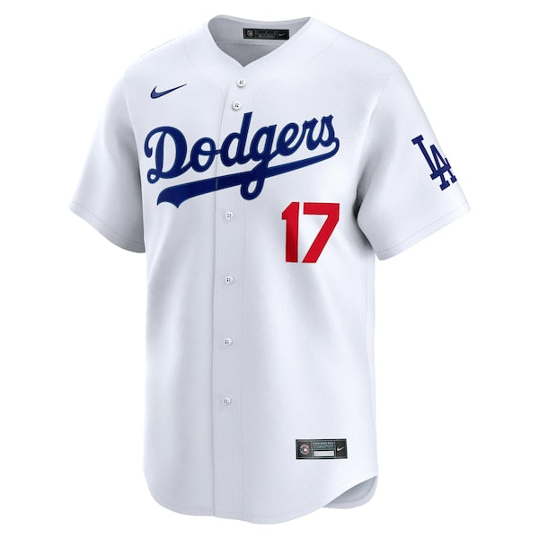 Shohei Ohtani Los Angeles Dodgers Nike Home Limited Player Jersey - White - Image 2