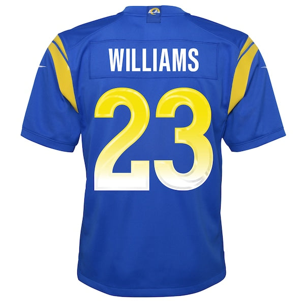 Kyren Williams Los Angeles Rams Nike Youth Team Game Jersey - Royal - Image 3