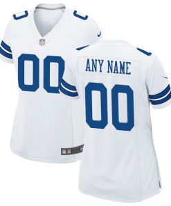 Dallas Cowboys Nike Women's Custom Game Jersey - White