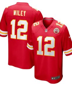 Jared Wiley Kansas City Chiefs Nike  Game Jersey -  Red