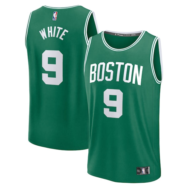 Derrick White Boston Celtics Fast Break Replica Player Jersey - Icon Edition - Kelly Green