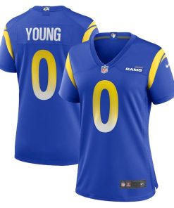 Byron Young Los Angeles Rams Nike Women's Home Game Jersey - Royal