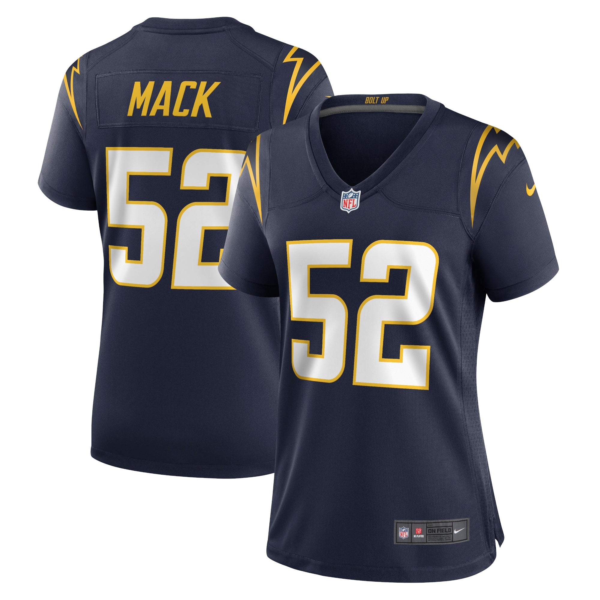 Khalil Mack Los Angeles Chargers Nike Women's Alternate Game Jersey - Royal/Navy - Image 5