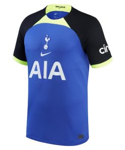 Alternative view of Son Heung-min Tottenham Hotspur Nike 2022/23 Away Breathe Stadium Replica Player Jersey - Blue