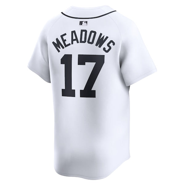 Austin Meadows Detroit Tigers Nike Home Limited Player Jersey - White - Image 3