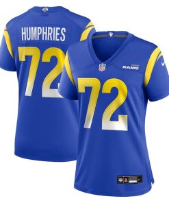 D.J. Humphries Los Angeles Rams Nike Women's Team Game Jersey -  Royal