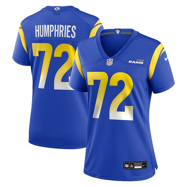 D.J. Humphries Los Angeles Rams Nike Women's Team Game Jersey - Royal