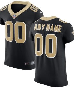 New Orleans Saints Nike Vapor Untouchable Custom Elite Jersey - Black