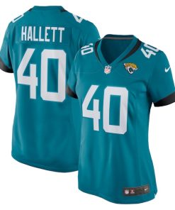 Erick Hallett Jacksonville Jaguars Nike Women's  Game Jersey -  Teal