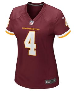 Alternative view of Taylor Heinicke Washington Football Team Nike Women's Game Jersey - Burgundy