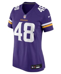 Alternative view of Calvin Munson Minnesota Vikings Nike Women's  Game Jersey -  Purple