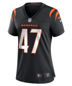 Alternative view of Craig Young Cincinnati Bengals Nike Women's Team Game Jersey -  Black