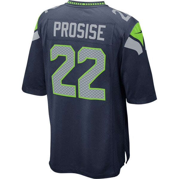 C.J. Prosise Seattle Seahawks Nike Youth Game Jersey - College Navy - Image 3