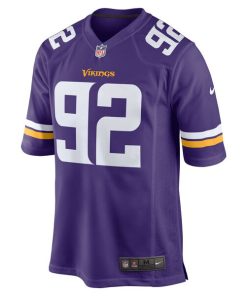 Alternative view of Jonah Williams Minnesota Vikings Nike Team Game Jersey -  Purple