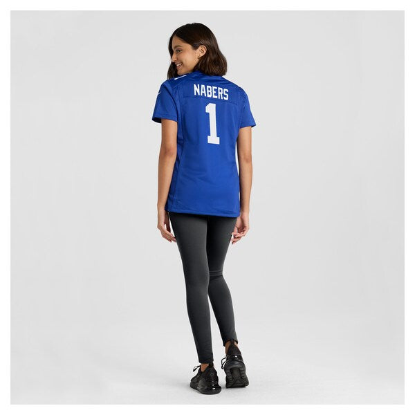 Malik Nabers New York Giants Nike Women's Game Jersey - Royal - Image 6