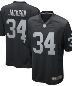 Bo Jackson Las Vegas Raiders Nike Game Retired Player Jersey - Black
