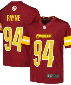 Daron Payne Washington Commanders Nike Youth Game Jersey - Burgundy