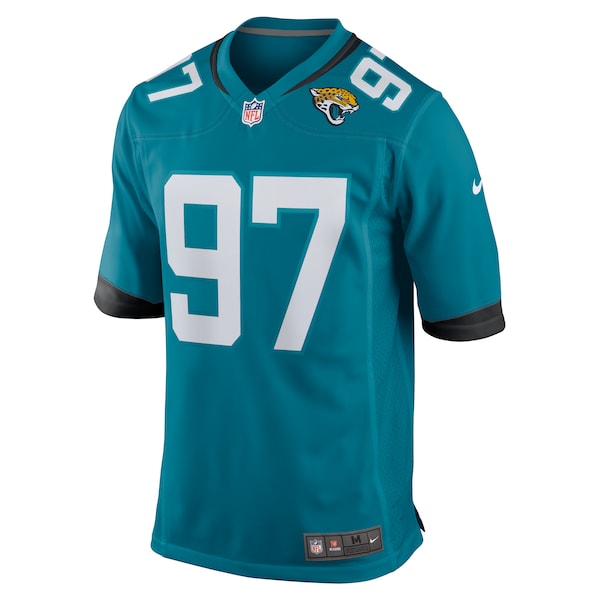 Tommy Togiai Jacksonville Jaguars Nike Team Game Jersey - Teal - Image 2