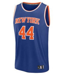 Alternative view of Landry Shamet New York Knicks  Fast Break Replica Player Jersey - Icon Edition - Blue